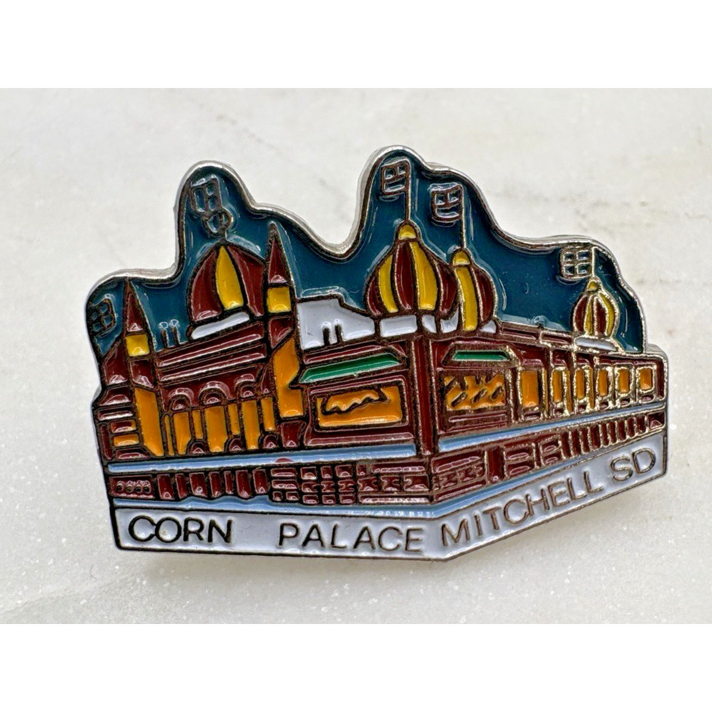 Corn Palace Mitchell, South Dakota Souvenir Lapel Hat Pin